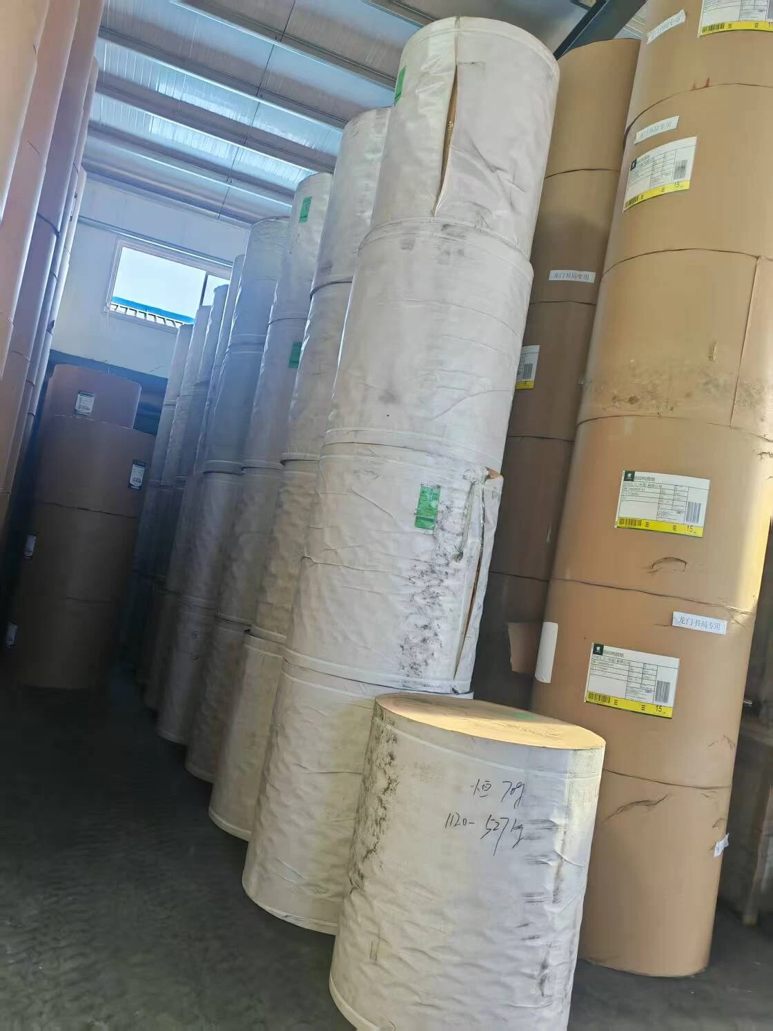 High bulk Kraft Paper Roll for Paper Plate Making Without PE Coating - Image 3